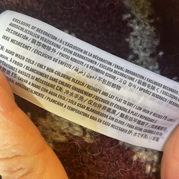 Abercrombie & Fitch Geometric Boho Long Hooded Cardigan with Pockets - Picture 8 of 8